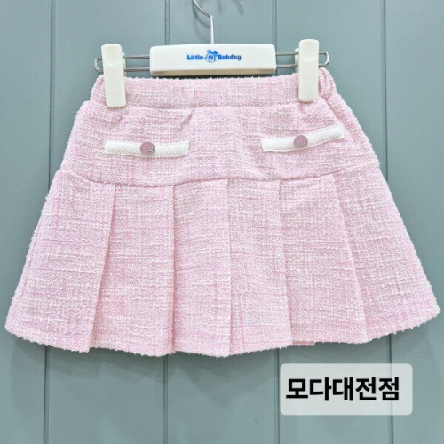 인다인 리틀밥독 W엘리주름S/K B251MSK03PK_DJ