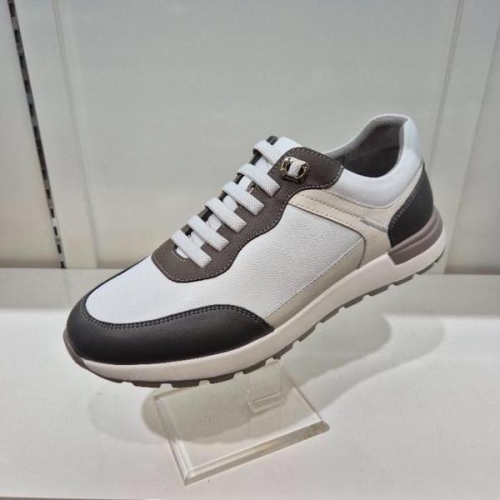  엘칸토 HC11 소가죽 남성 스니커즈 세미케주얼 스니커즈 Q8X5U6T1310