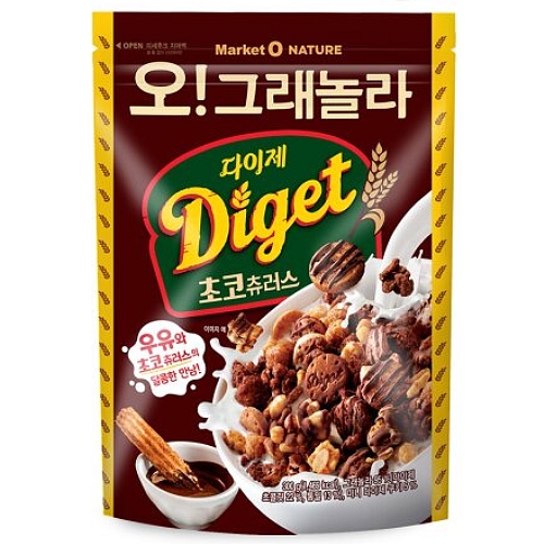 오리온 오 그래놀라 다이제 초코츄러스 300g이미지입니다. 누르면 해당 게시물로 새창이동합니다.