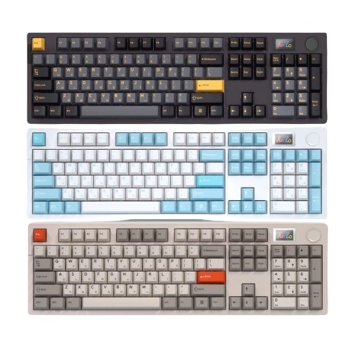 다얼유 A104 PRO FLEX 유무선 기계식 아이스블루 (저소음 머스타드축)