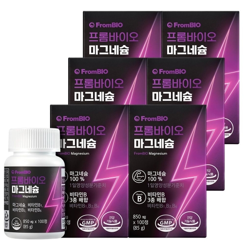 프롬바이오 마그네슘 850mg 100정 (6개)