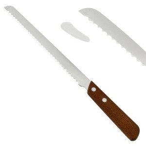 에코 나무손잡이 빵칼 8412 식빵 바게트 톱니나이프 빵칼베이킹용 식빵칼 베이커리용품 빵나이프 브레드_이미지