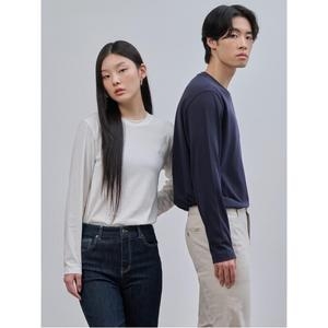 멘 Essential 수피마코튼 라운드넥 티셔츠 화이트 BC4741E021