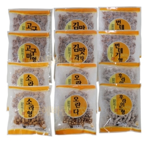 옛날과자 6종 X 2봉 추억의과자 120g 12봉