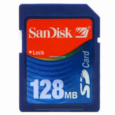 Sandisk SD (병행수입, 128MB)
