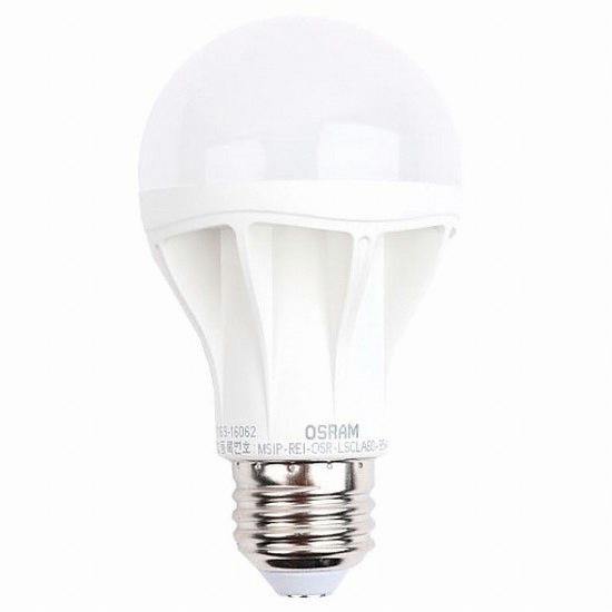 오스람 LED 벌브전구 주광색 9.5W_이미지