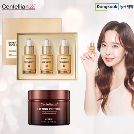 동국제약 센텔리안24 엑스퍼트 마데카 쏙 앰플+펩타이드 크림 4종 세트