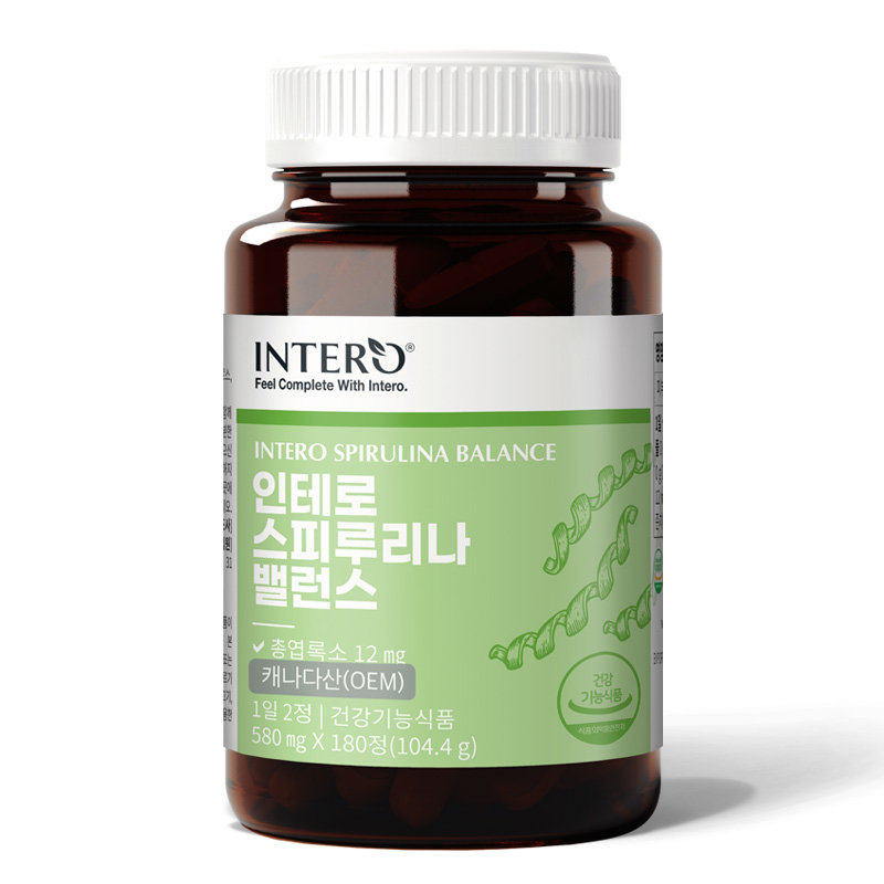 인테로 스피루리나 밸런스 180정 (1개)