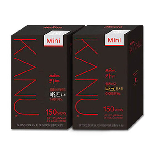 동서식품 맥심 카누 미니 다크 + 마일드 아메리카노 300개입 혼합구성_이미지