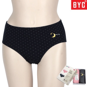 BYC JNF6008 쁘띠걸 위생팬티 엉덩이덧댐처리 생리 학생 주니어_이미지