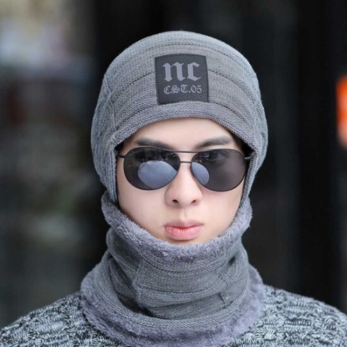[불명] 넥워머 패션 목도리 남성털 보드 남자비니코디 모자 액세서리 스타일_이미지