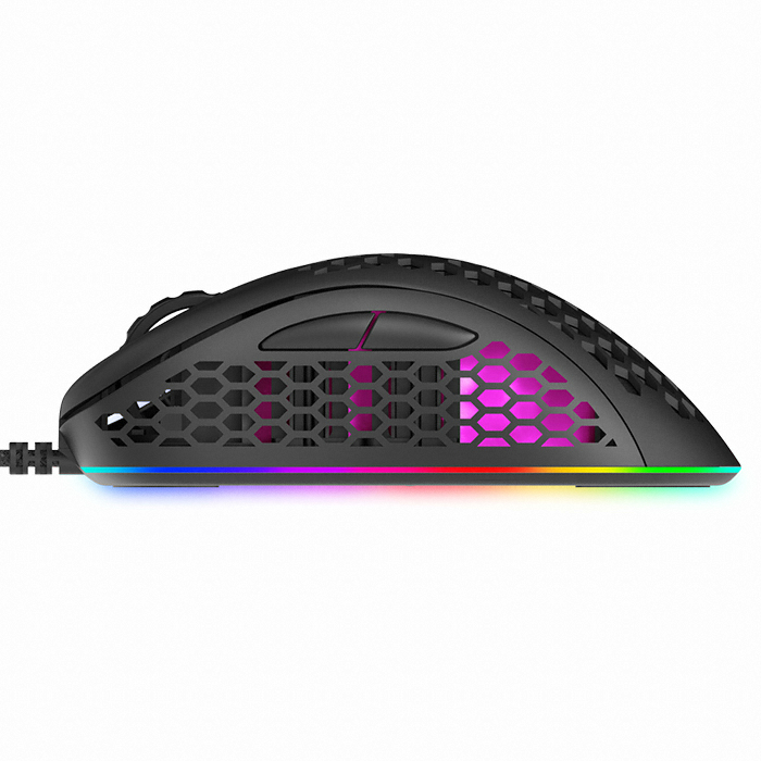 앱코 HACKER A800 3389 초경량 RGB 게이밍 마우스 (블랙)_이미지