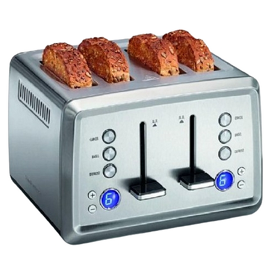 스테인리스 스틸 4구 토스터기