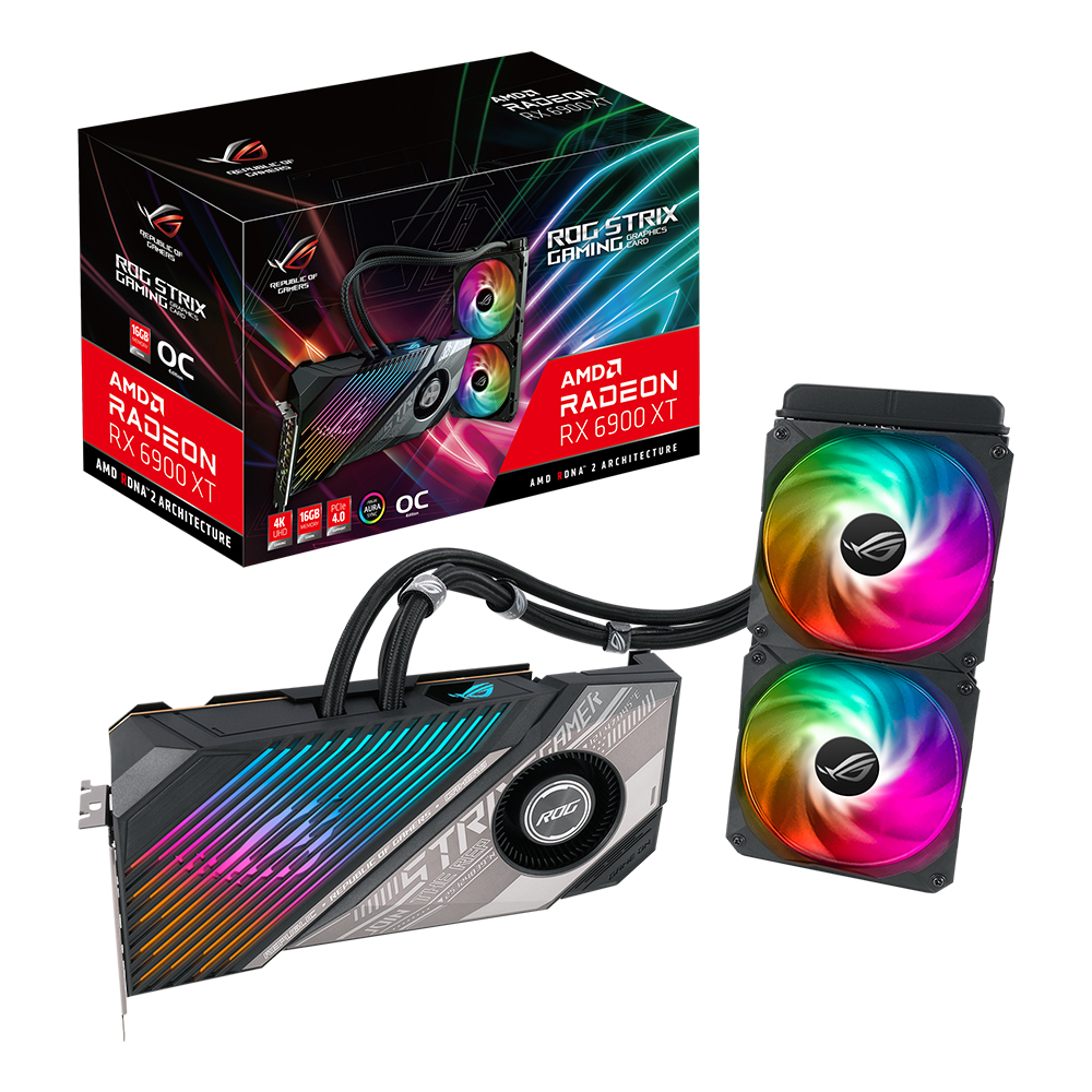 ASUS ROG STRIX LC 라데온 RX 6900 XT O16G GAMING OC D6 16GB