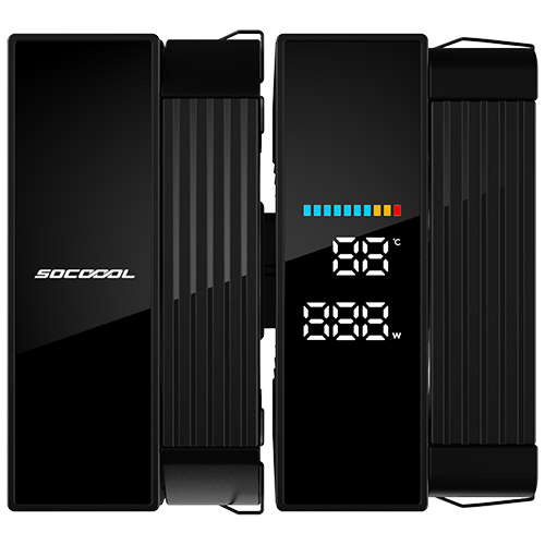 3RSYS Socoool RC1920 DIGITAL 쌍철봉 (블랙)_이미지