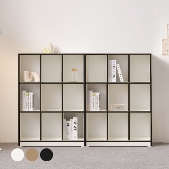 홈인홈 마음에 드는 E0 화이트 책장 800 3x3 (2개)