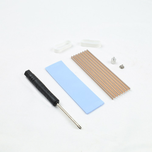 티테크놀로지 T-HSSET-G M.2 SSD 2280 2.9mm 초저가형 방열판 [골드]