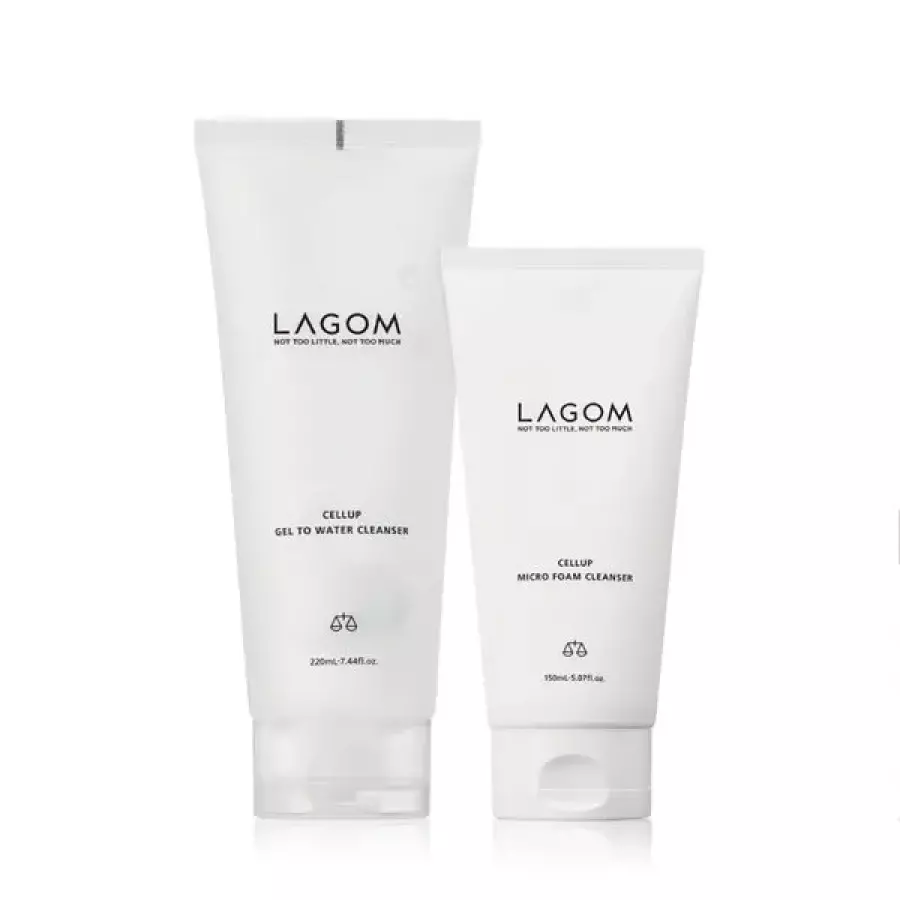 코스메카코리아 라곰 듀오 마이크로 폼 클렌저 150ml + 젤 투 워터클렌저 220ml