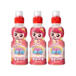 웅진식품 캐치 티니핑 복숭아맛 200ml (6개)