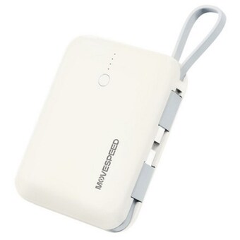 MOVESPEED PD <b>20W</b> 케이블 일체형 보조배터리 Q10 Plus 10000mAh