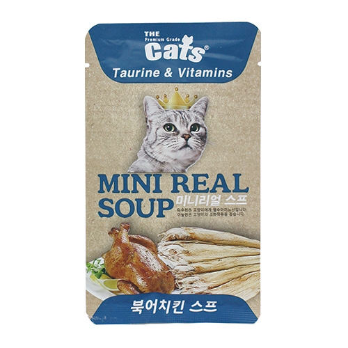 더캣츠 미니리얼 북어치킨 스프 파우치 40g (1개)_이미지