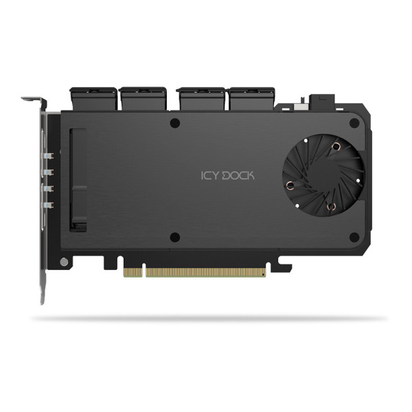 ICY DOCK MB204MP-B M.2 to PCIe 5.0 어댑터이미지입니다. 누르면 해당 게시물로 새창이동합니다.