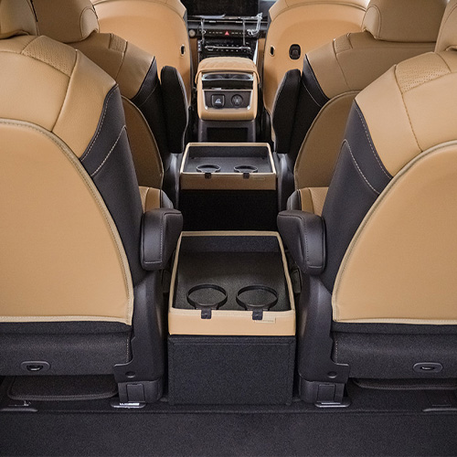 케이엠모터스 뒷좌석 트렁크 정리함 카니발KA4