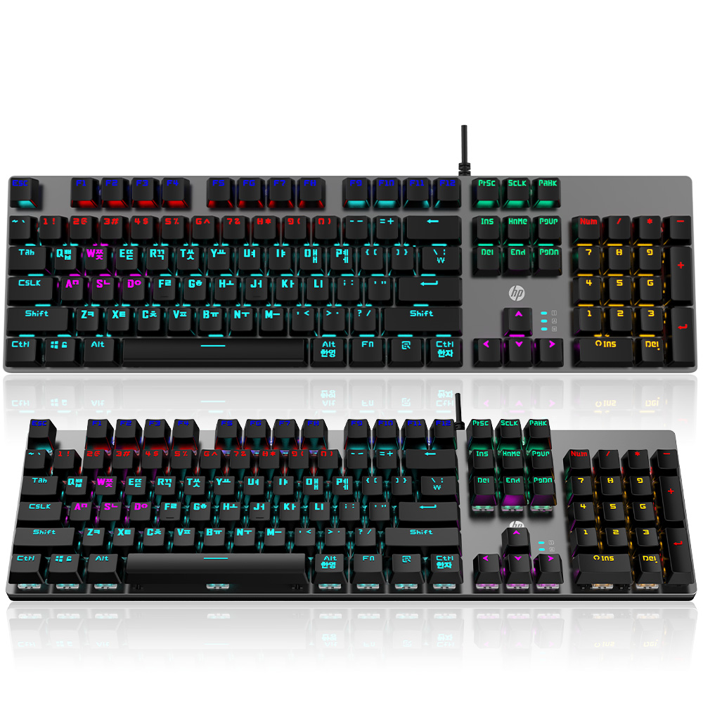 HP GK100 기계식 키보드 (청축)_이미지