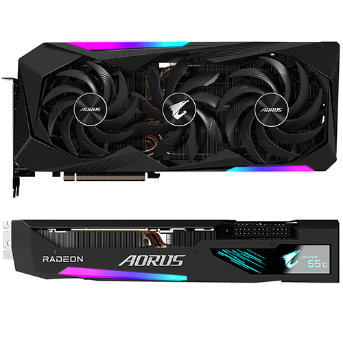 GIGABYTE AORUS �󵥿� RX 6900 XT MASTER V2 D6 16GB ���̾���