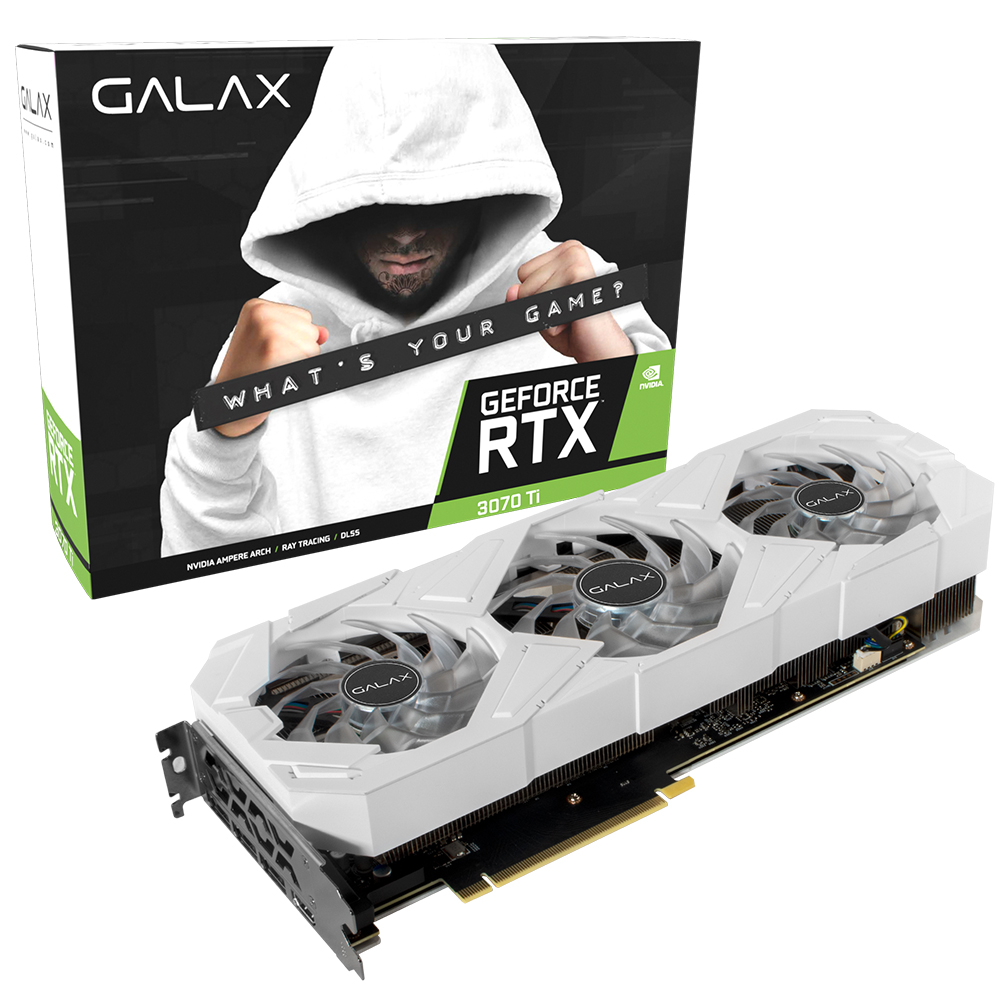 갤럭시 GALAX 지포스 RTX 3070 Ti EX GAMER WHITE OC D6X 8GB_이미지