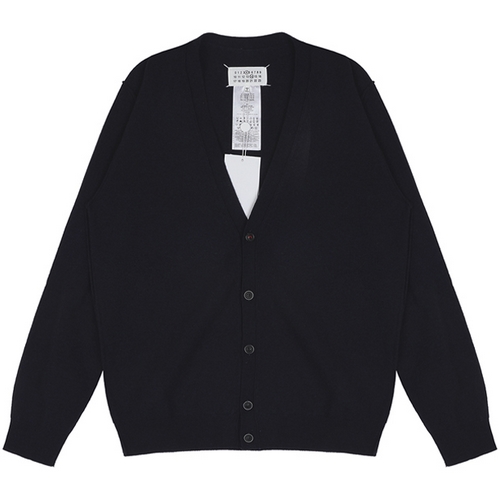 메종마르지엘라 스티치 브이넥 가디건 SI1HA0011 S17783 (511, 네이비)_이미지