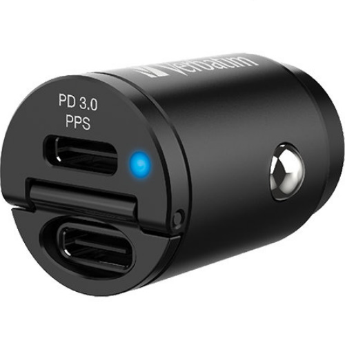 C타입 30W PPS 완전 매립 듀얼포트 초미니 고속 차량용 충전기