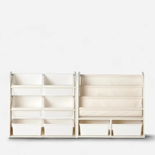 샘키즈 낮은 장난감정리함+전면책장 870