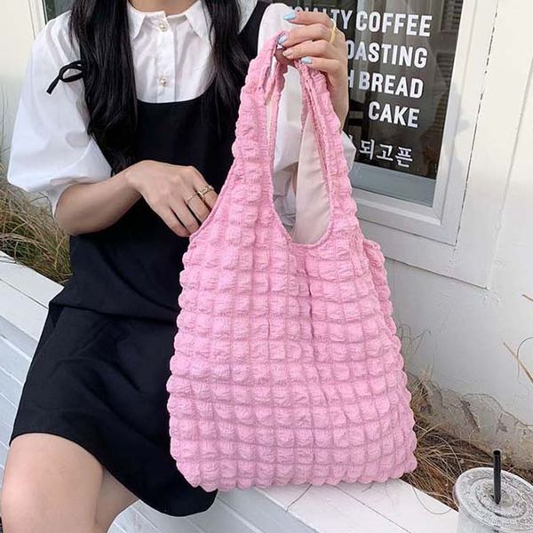 알티피아 교보문고 파스텔 와플 숄더백 1P 가벼운 데일리백 WC66DC8_이미지