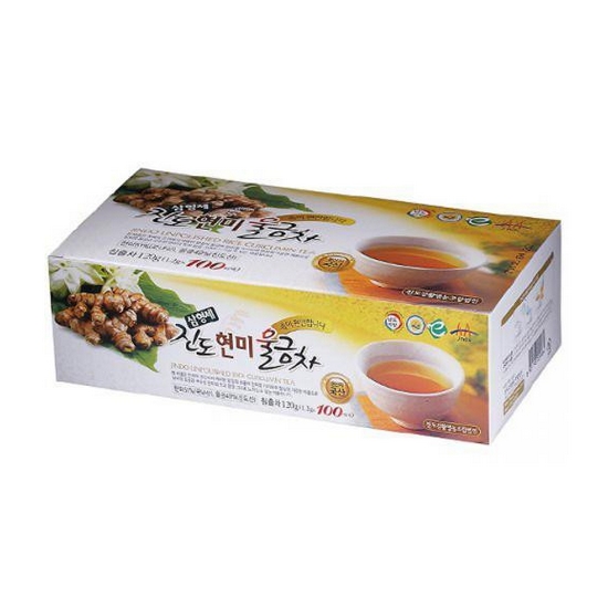 진도강황영농조합법인 삼형제 진도 현미울금차 100T (4개)_이미지