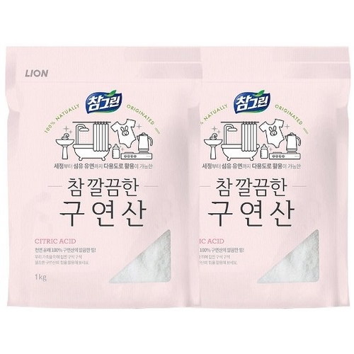 참그린 참 깔끔한 구연산 1kg (2개)_이미지