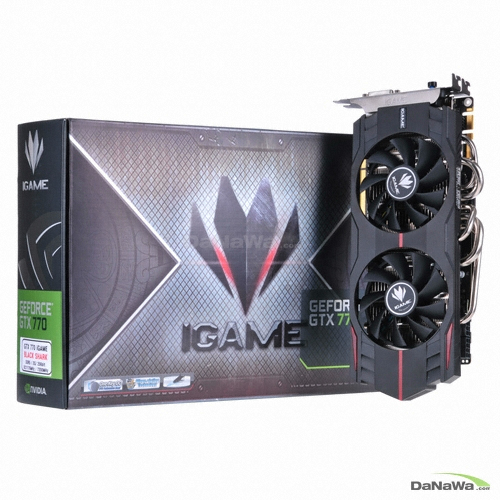 COLORFUL 지포스 GTX770 iGAME D5 2GB BLACK SHARK_이미지
