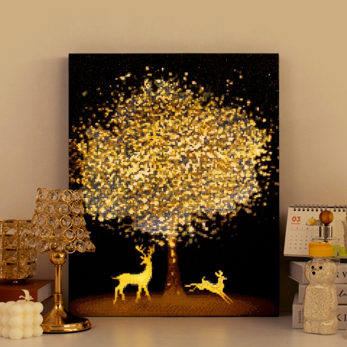 아트조이 DIY 보석십자수 캔버스형 황금나무와 꽃사슴 40X50cm이미지입니다. 누르면 해당 게시물로 새창이동합니다.