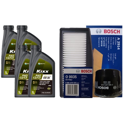 GS칼텍스 킥스 파오 C2/C3 5W30 4L + 보쉬필터 쉐보레 스파크S 가솔린이미지입니다. 누르면 해당 게시물로 새창이동합니다.