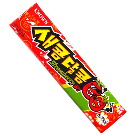 크라운제과 새콤달콤 딸기 29g (5개)