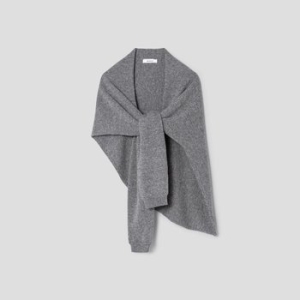 빈폴 여성 울 숄 머플러 그레이 BE5X84L023_이미지