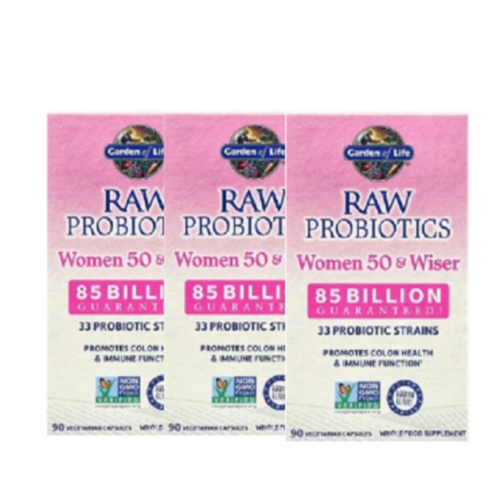 에이치브이엘 가든오브라이프 로우 프로바이오틱 850억 우먼 50 & Wiser 90캡슐 (3개)