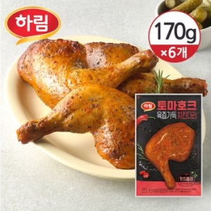 하림 토마호크 치킨다리 핫치폴레 170g (6개)_이미지