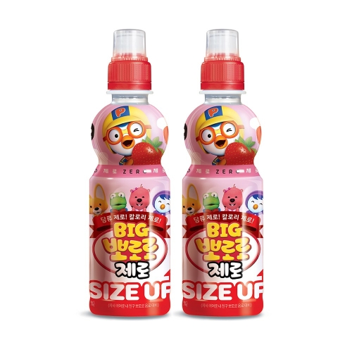 팔도 빅 뽀로로 제로 딸기맛 360ml (15개)