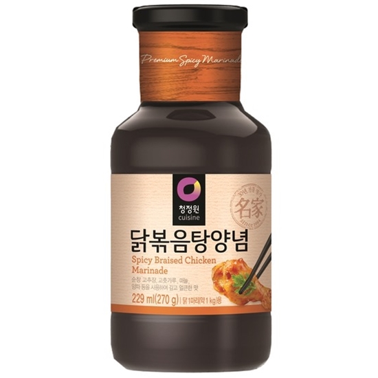 청정원 닭한마리 양념 닭볶음탕용 270g (1개)_이미지