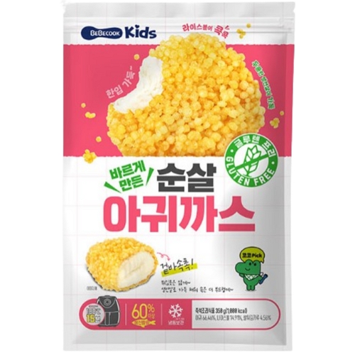 베베쿡 바르게 만든 순살 아귀까스 350g (1개)_이미지