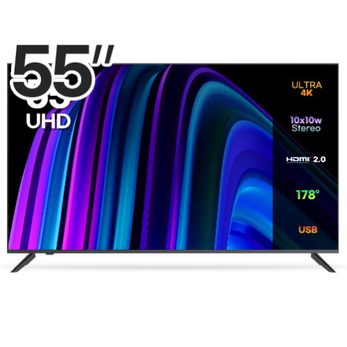 이노스 E5500UHD 제로베젤 VA (스탠드)_이미지