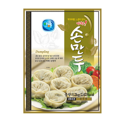 아하식품 아하만두 고기 손만두 1.4kg (1개)_이미지