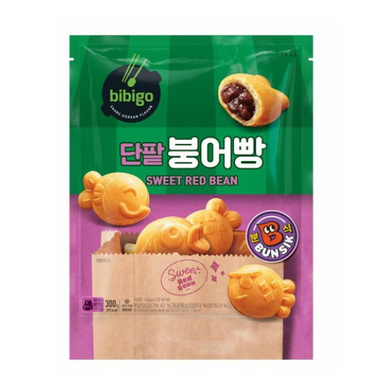 CJ제일제당 비비고 단팥 붕어빵 300g (2개)_이미지