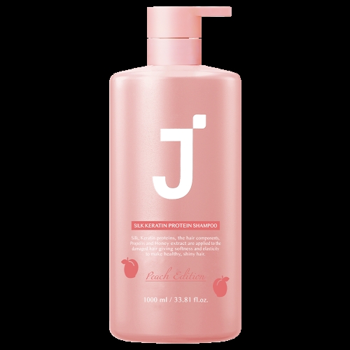 제이숲 실크 케라틴 단백질 샴푸 피치 에디션 1000ml (1개)_이미지